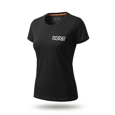 Camiseta Feminina ( Baby Look ) NEXT - Tam. G - Preta