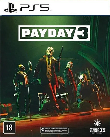 PAYDAY 3 Ps5 Mídia Digital Psn