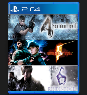 Pacote Triplo Resident Evil PS4 midia digital