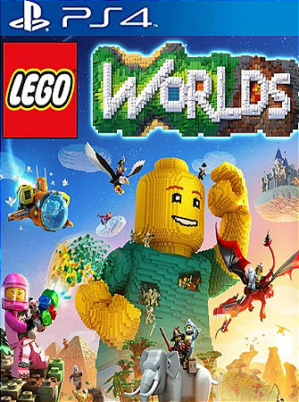 LEGO Worlds PS4 Mídia Digital