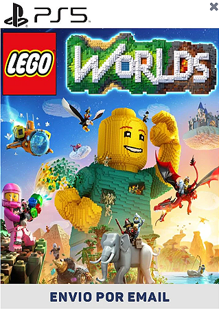 LEGO Worlds PS5 Mídia Digital