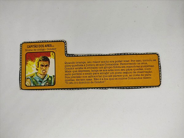 File Card Capitão dos Ares - Comandos em ação