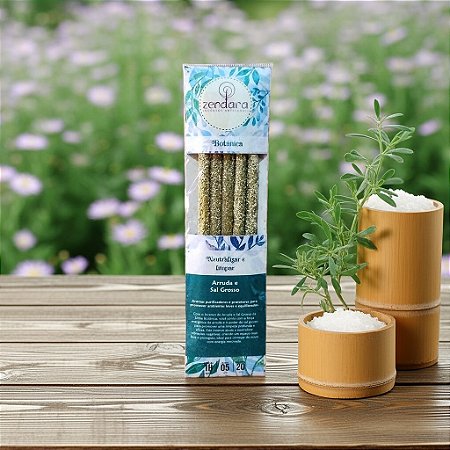 Incenso de Arruda e Sal Grosso | Neutralizar E Limpar | Botânica