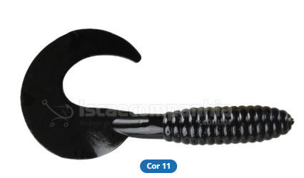Isca Artificial Albatroz Grub Soft 7cm (4,5g) 12 Peças