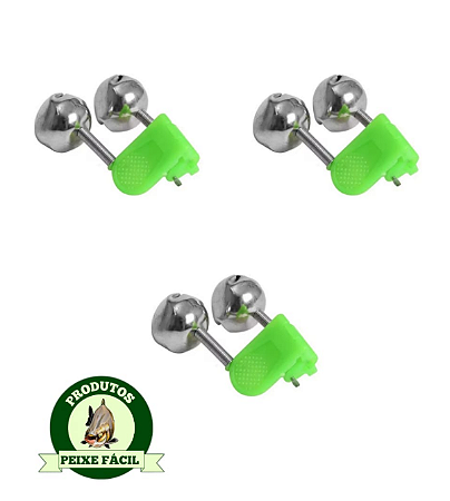 Kit 3 Sinos Duplo P/ Pesca Albatroz