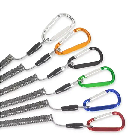 Salva Varas Deyu Cabo de Aço com Mosquetão Proteção Para Pescaria Diversas Cores Marca: Deyu