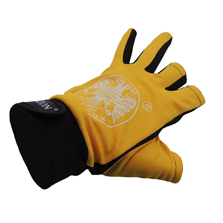 Luva P/ Pesca Lamazon (Amarelo, Vermelho) Tamanho L