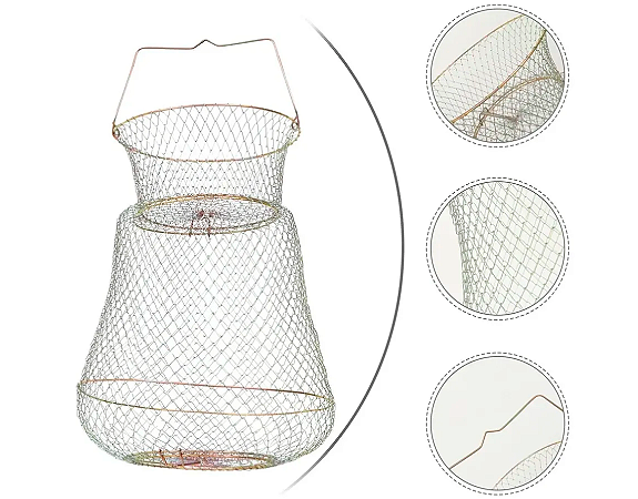 Viveiro Retrátil de Arame Com Tampa (45 X 55cm) - Lamazon