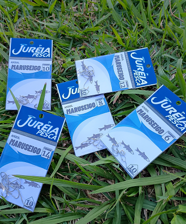 Anzol Aço Carbono Maruseigo - Jureia Pesca - (10 Unidades)