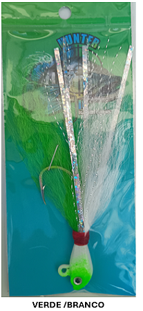 Isca Artificial Jig Cabeça de peixe 10g - Hunter Jig - Cores variadas