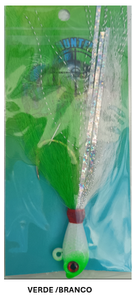 Isca Artificial Jig Cabeça de peixe 15g - Hunter Jig - Cores variadas