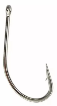 Anzol Farpa Niquelado 4330 - Tamanhos variados- Cartela com 05pcs