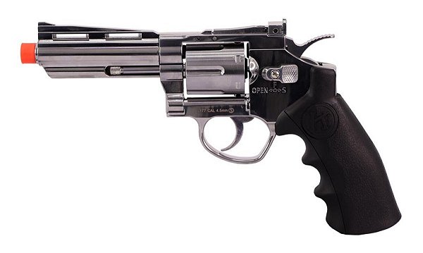 REVÓLVER SRC 4,5MM CO2 HERC AIRSOFT 4" PRATA