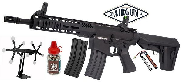 Combo Carabina Aeg 4.5MM Venator MKI