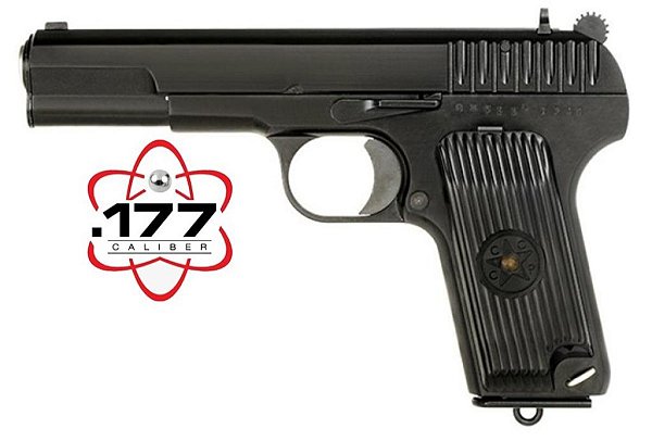 PISTOLA LEGENDS UMAREX CO2 4,5MM TT-33 PRETA