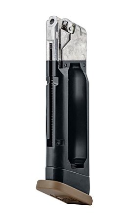 Carregador GLOCK UMAREX 18R 4,5MM CO2 G19X COYOTE