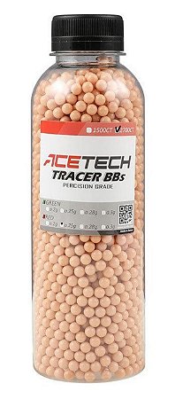 GARRAFA ACETECH BBS RED TRACER 0,25G / 2700R