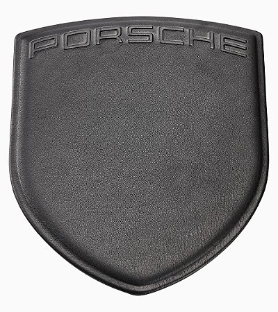 Mouse Pad, de couro preto