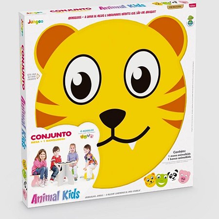 Mesa Infantil Tiger – Mesinha Didática com Banquinho