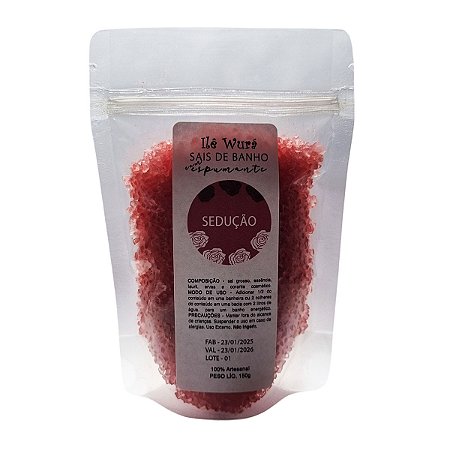 Sais de Banho SEDUÇÃO bons momentos Chuveiro/Banheira