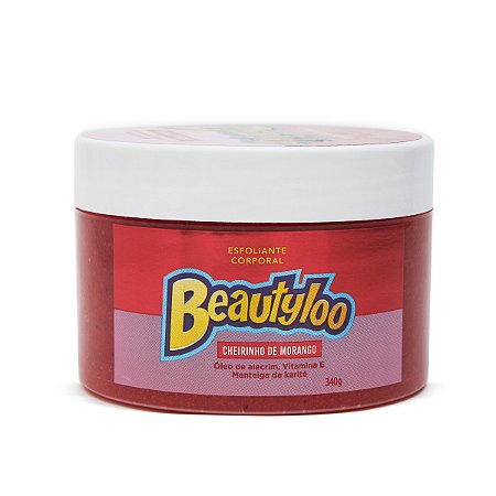 Esfoliante Corporal Beautyloo Cheirinho de Morango Face Beautiful 340g