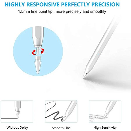 CANETA TOUCH CAPACITIVA RECARREGÁVEL TOMATE MP006A – Precisão, Estilo e Alta