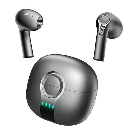 Fone de Ouvido Bluetooth Sem Fio Lelong 2413 com Case Recarregável e Display de