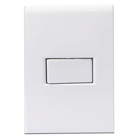 Conjunto 1 Interruptor Simples com Placa - Cerge Linha Home