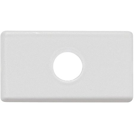 Módulo com Furo 9,5 mm Branco - Tramontina