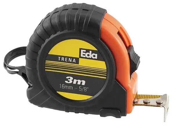 Trena 3 metros 16mm emborrachada - Eda
