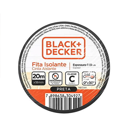 Fita Isolante 20m x 18mm - Black+Decker