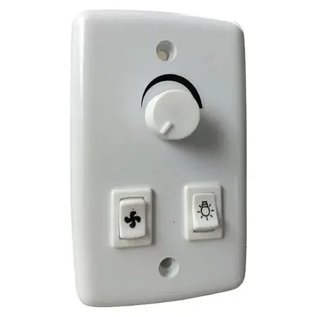Controle de Vendilador Rotativo 4x2 com 1 Lâmpada - Aplacel