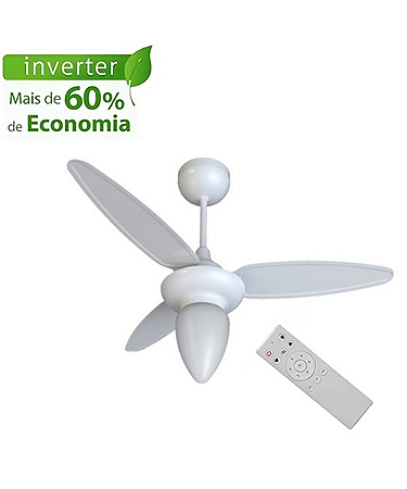 Ventilador de Teto Wind 3 Pás com Controle Remoto – 127V