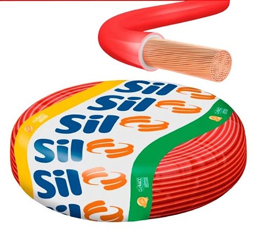 Cabo Flexível SIL 6mm² 100 Metros