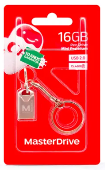 Pendrive 16GB Master Driver - Armazenamento Rápido e Confiável
