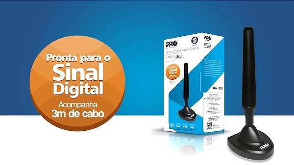 Antena Digital Interna/Externa PROHD-2400