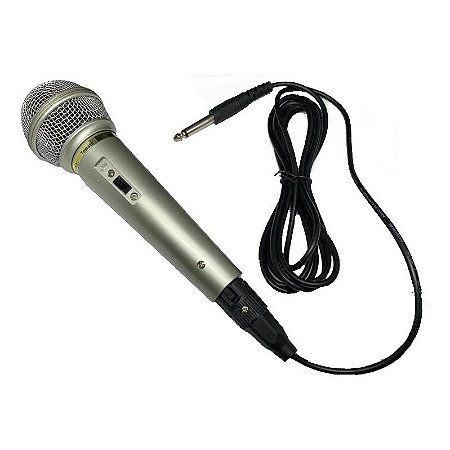 Microfone com Fio SIMPLES01 - Som Limpo e Claro