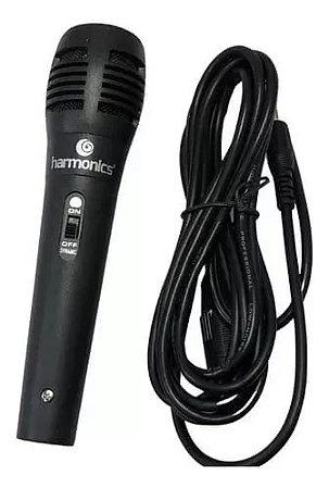Microfone com Fio Simples02 - Qualidade de Som Profissional