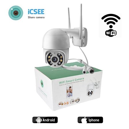 Câmera WiFi Externa à Prova d'Água - Vigilância 24/7