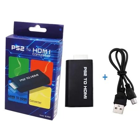 Adaptador PS2 para HDMI - Converta Seus Jogos em Alta Definição