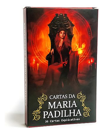 TARÔ MARIA PADILHA Cartas De Baralho 36 Cartas E Manual