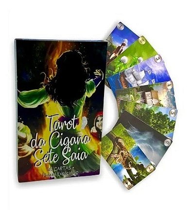 BARALHO TAROT DA CIGANA SETE SAIAS 36 Cartas Com Manual