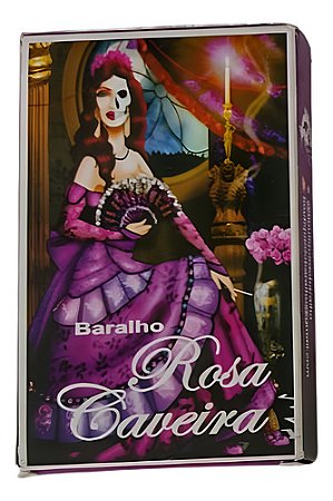 BARALHO TAROT ROSA CAVEIRA 36 Cartas E Livreto/manual