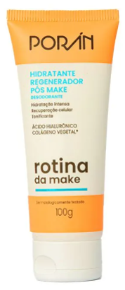 Hidratante Regenerador Pos Make 100g Poran - unid