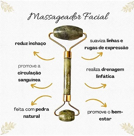 Rolo massageador facial