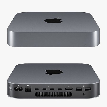 Apple Novo Mac Mini MRTR2 2018 2019 Space Gray i3 3.6 Ghz, 8gb, 128 ssd cinza