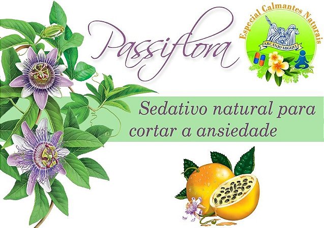 Passiflora em glóbulos 30g para tratamento da ansiedade, irritabilidade e insônia.
