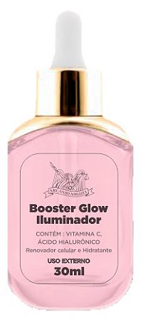 Booster Glow Iluminador com Vitamina C e Ácido Hialurônico - 30ml - Linha Cores Skincare