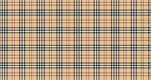 Tecido Xadrez Burberry Tartan Bege Inspiração Grife Corte Costura, Microfibra, Gabardine ou Malha com Elastano.