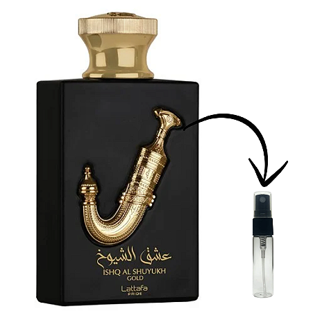 Ishq Al Shuyukh Gold de Lattafa Perfumes - Decant 5ml